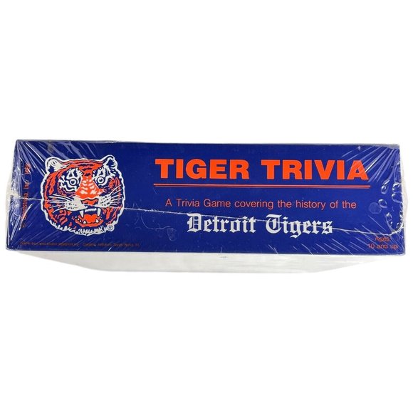 Vintage 1989 Detroit Tiger Trivia Board Game New Factory Sealed Baseball History - Picture 5 of 6